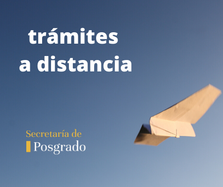 Trámites De Posgrado A Distancia | Secretaría De Posgrado - FFyL